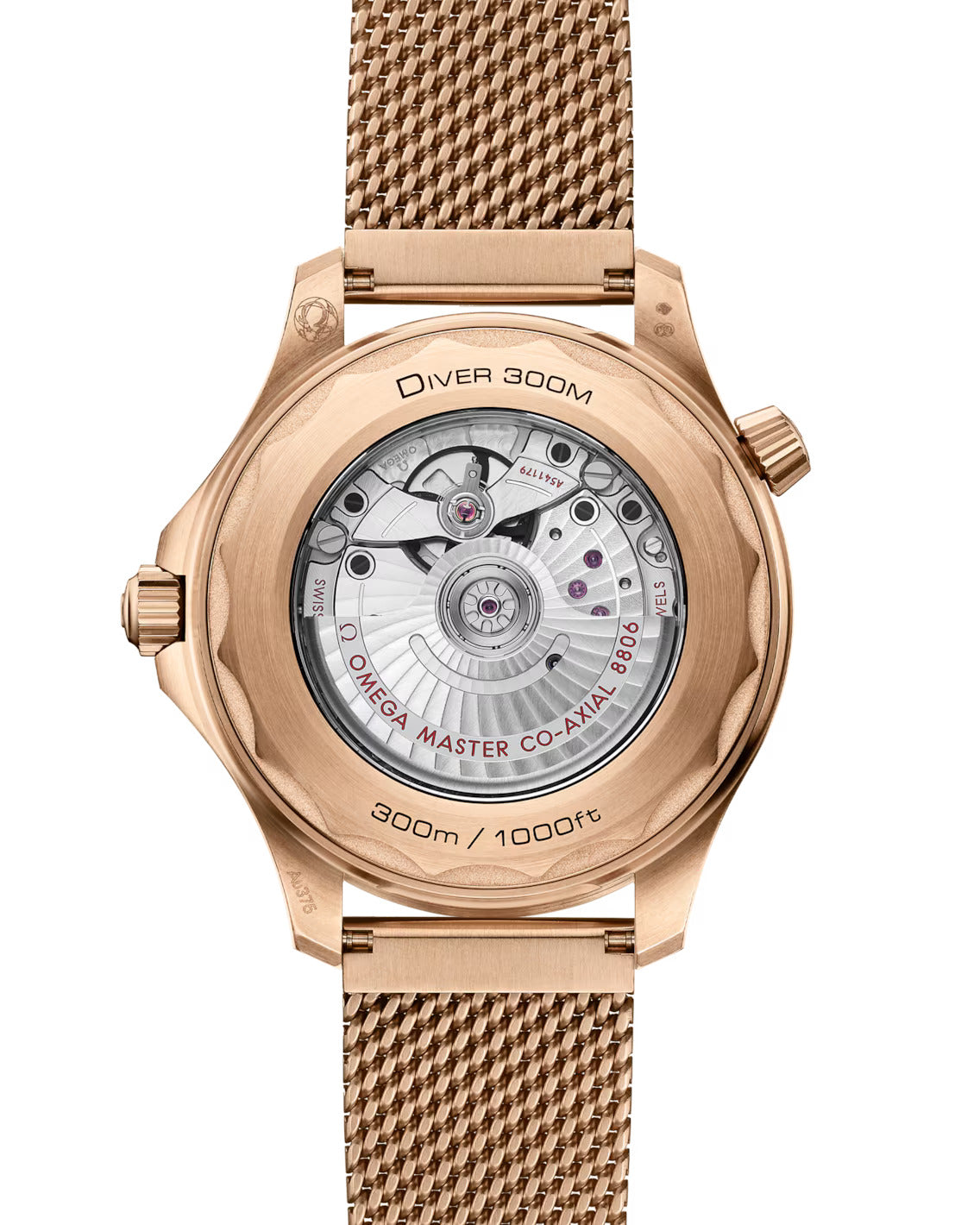 The Omega Seamaster Diver 300M In Bronze Gold And Burgundy - Image 3