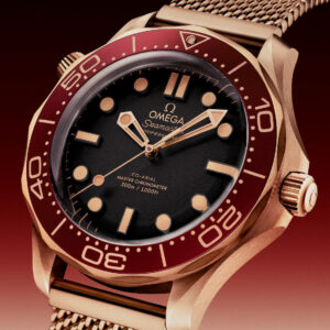 The Omega Seamaster Diver 300M In Bronze Gold And Burgundy