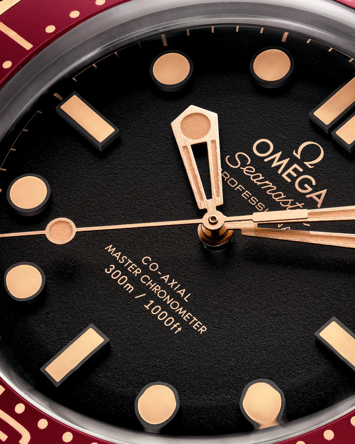 The Omega Seamaster Diver 300M In Bronze Gold And Burgundy - Image 4