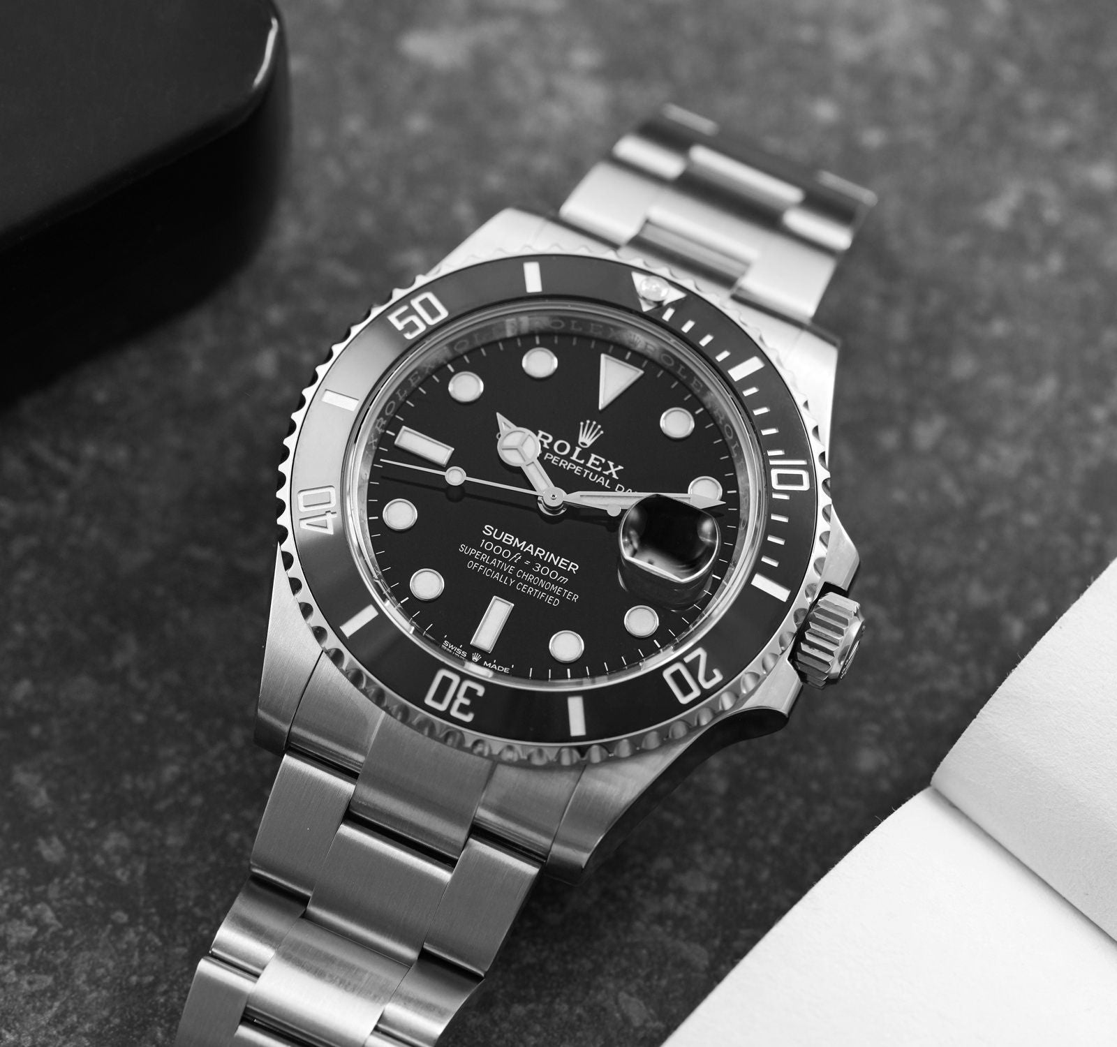 Rolex Sliver & Black Dial Submariner - Image 4