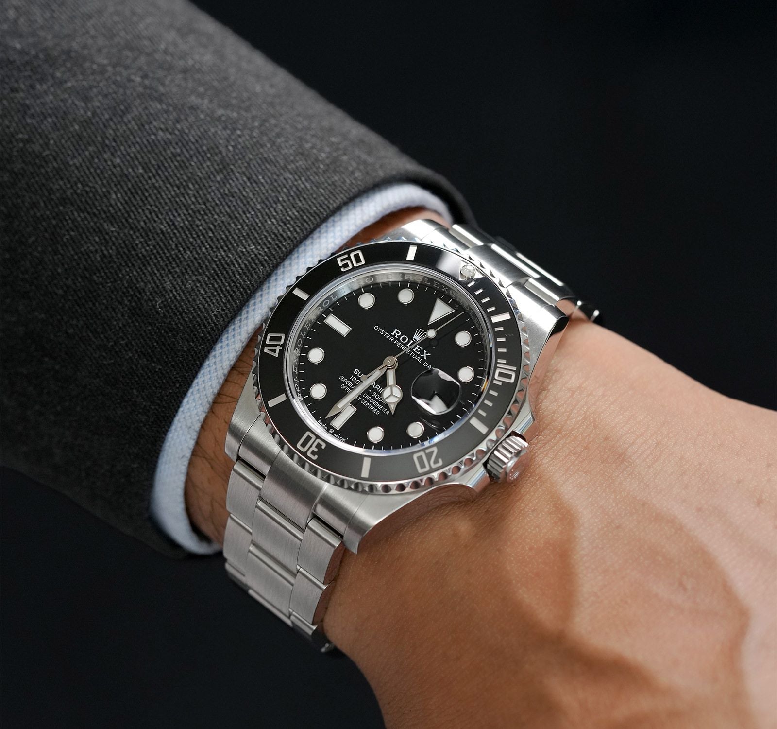 Rolex Sliver & Black Dial Submariner - Image 7